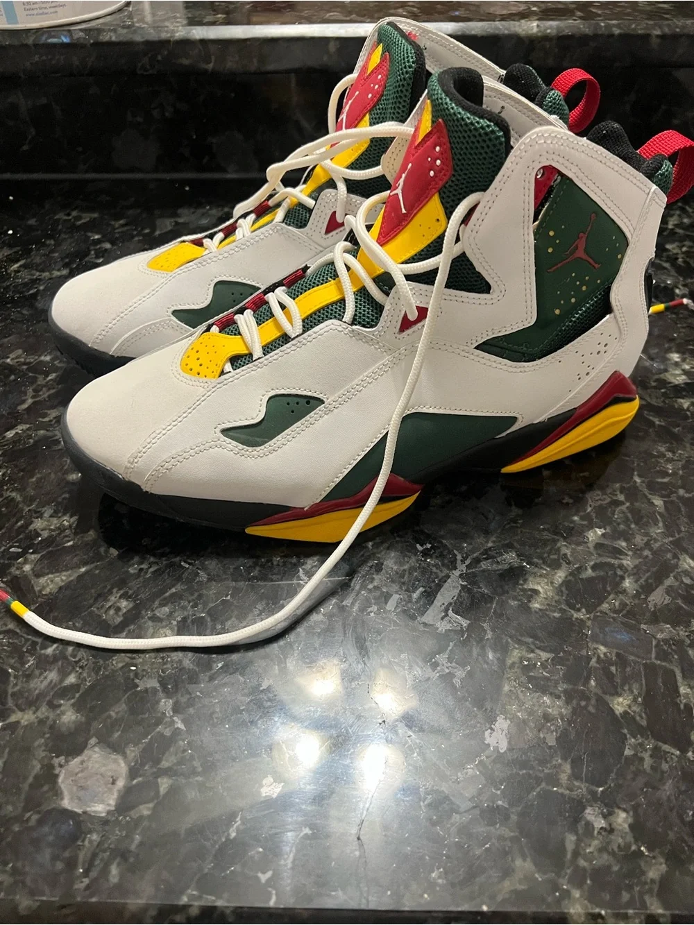 Air Jordan True Flight 'White Fir Amarillo